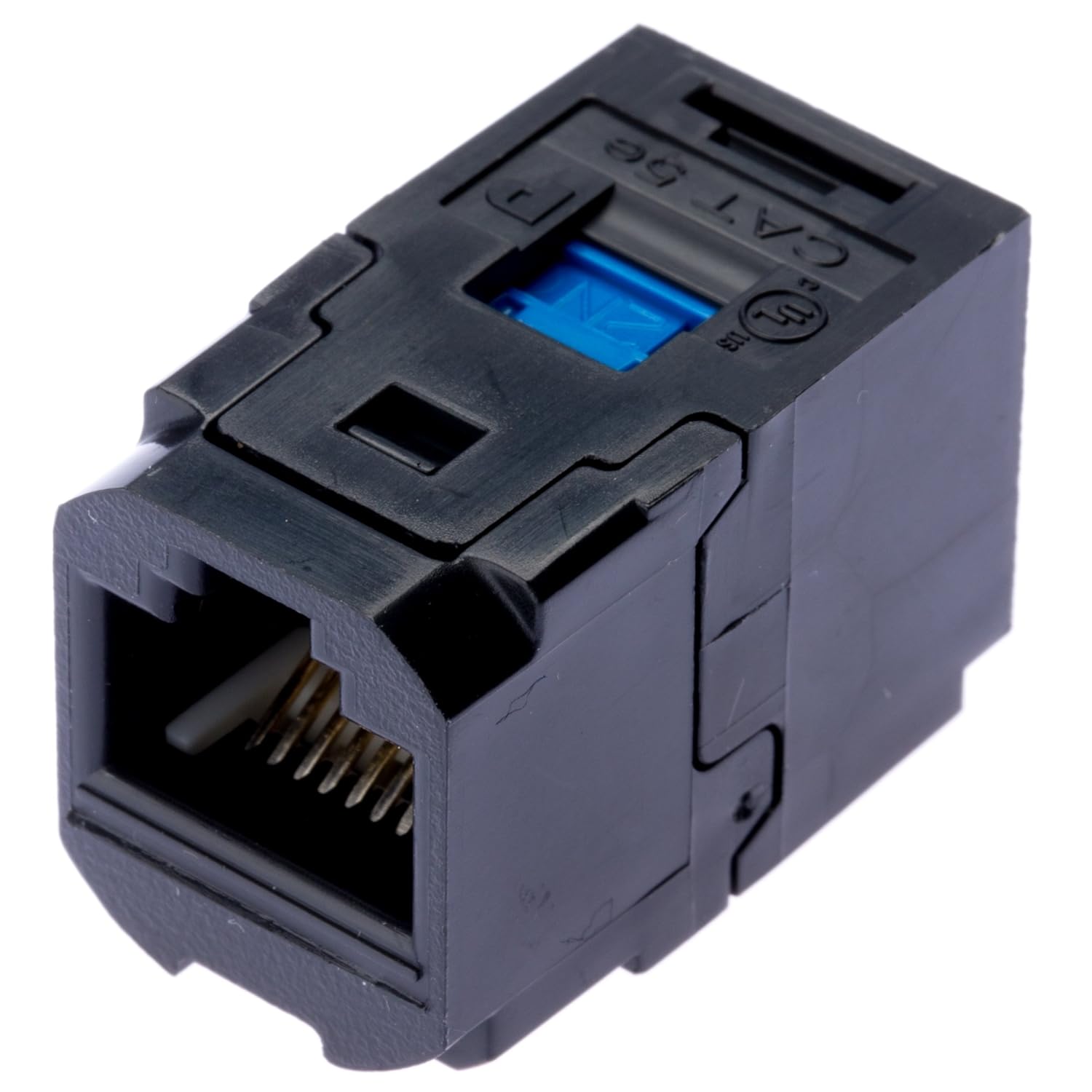 Panduit CC5E88BL Category-5E 1-Port 8-Position 8-Wire Connector Universal Coupler Module, Black