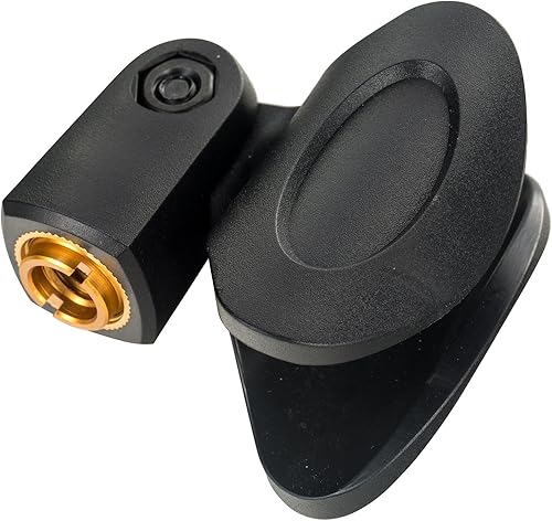 Miniatura 3 de Paquete de 2 soportes universales ajustables para micrófono de escritorio, trípode plegable portátil, soporte de mesa con clip de micrófono de