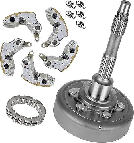 Caltric Compatible con almohadillas de campana de embrague húmedo y kit de rodamientos para Arctic Cat Prowler XTZ H2 4x4 2009-2014