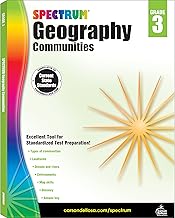 Spectrum Grade 3 Geography Workbook, Types of Communities, Environments, Oceans, Landforms, Map Skills, and More, Social Studies Classroom or Homeschool Curriculum (Volume 93)