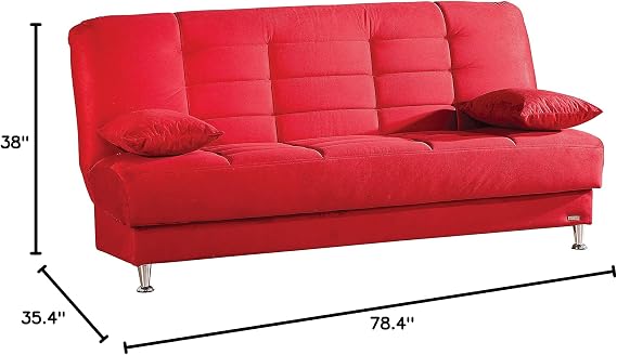 Istikbal Vegas Sofa Sleeper - Rainbow Red