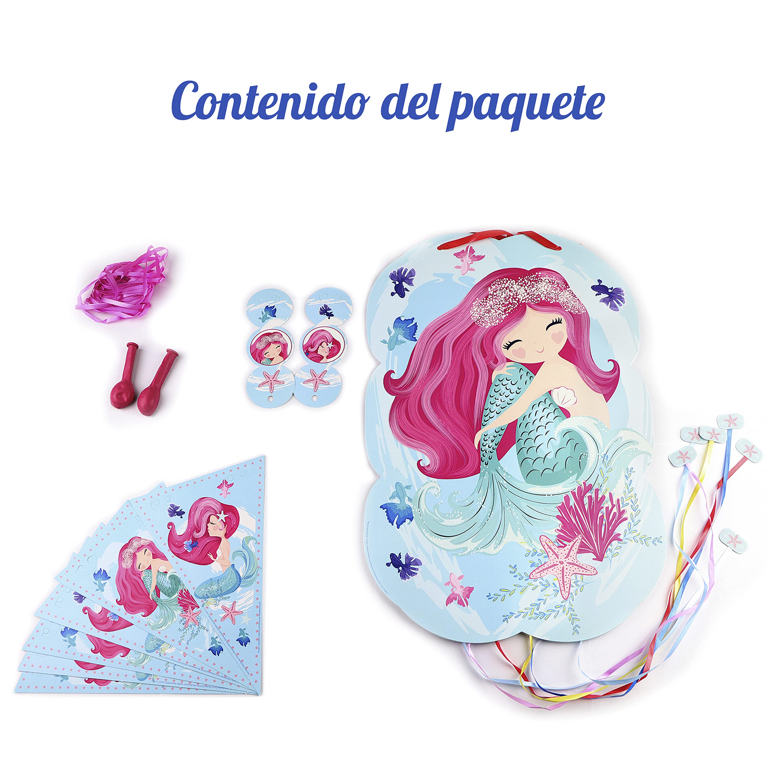 Grands Ballons Sirène Décoration D'Anniversaire De 9 Ans Pour Fille 9