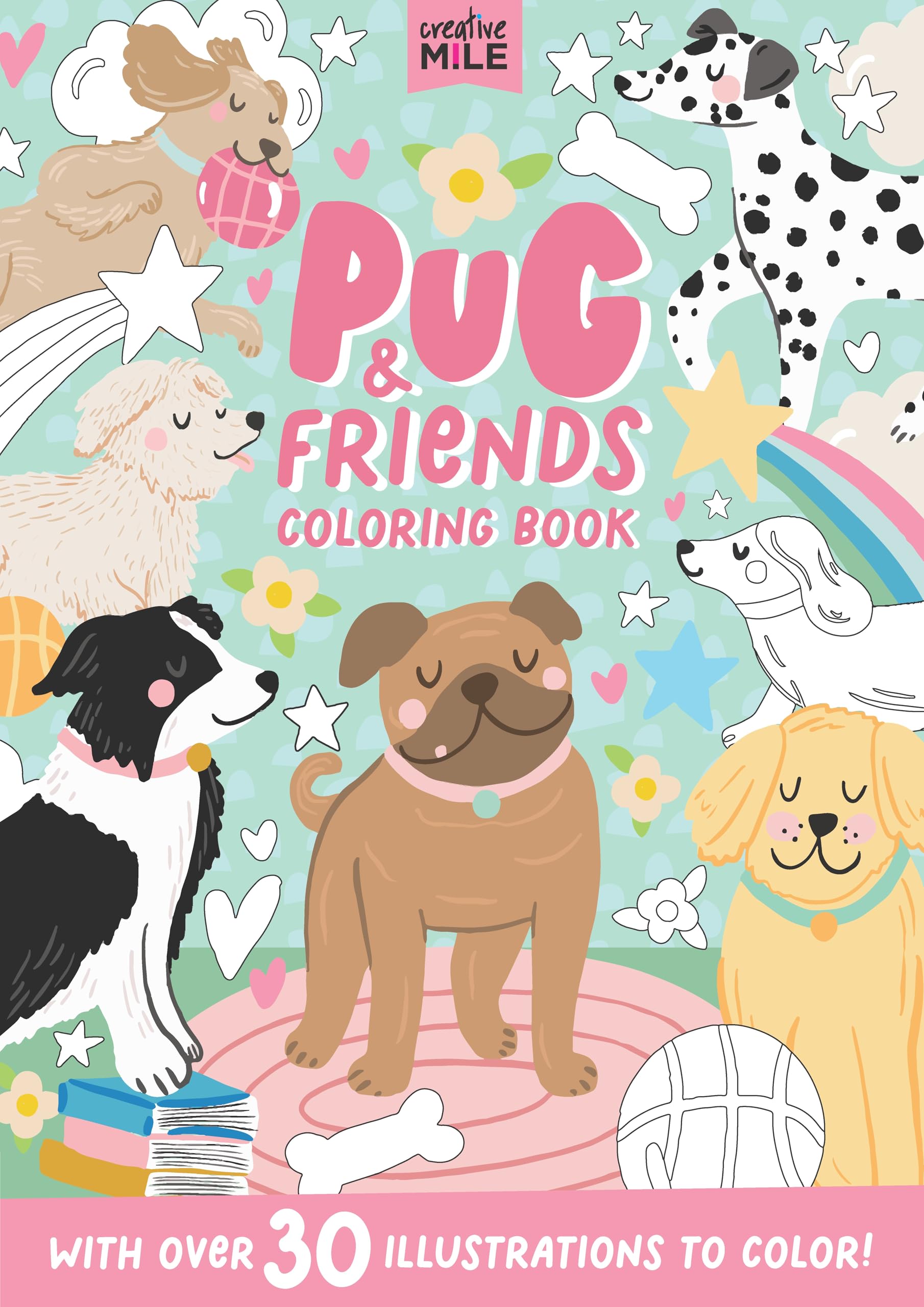 Pug & Friends Colouring Book