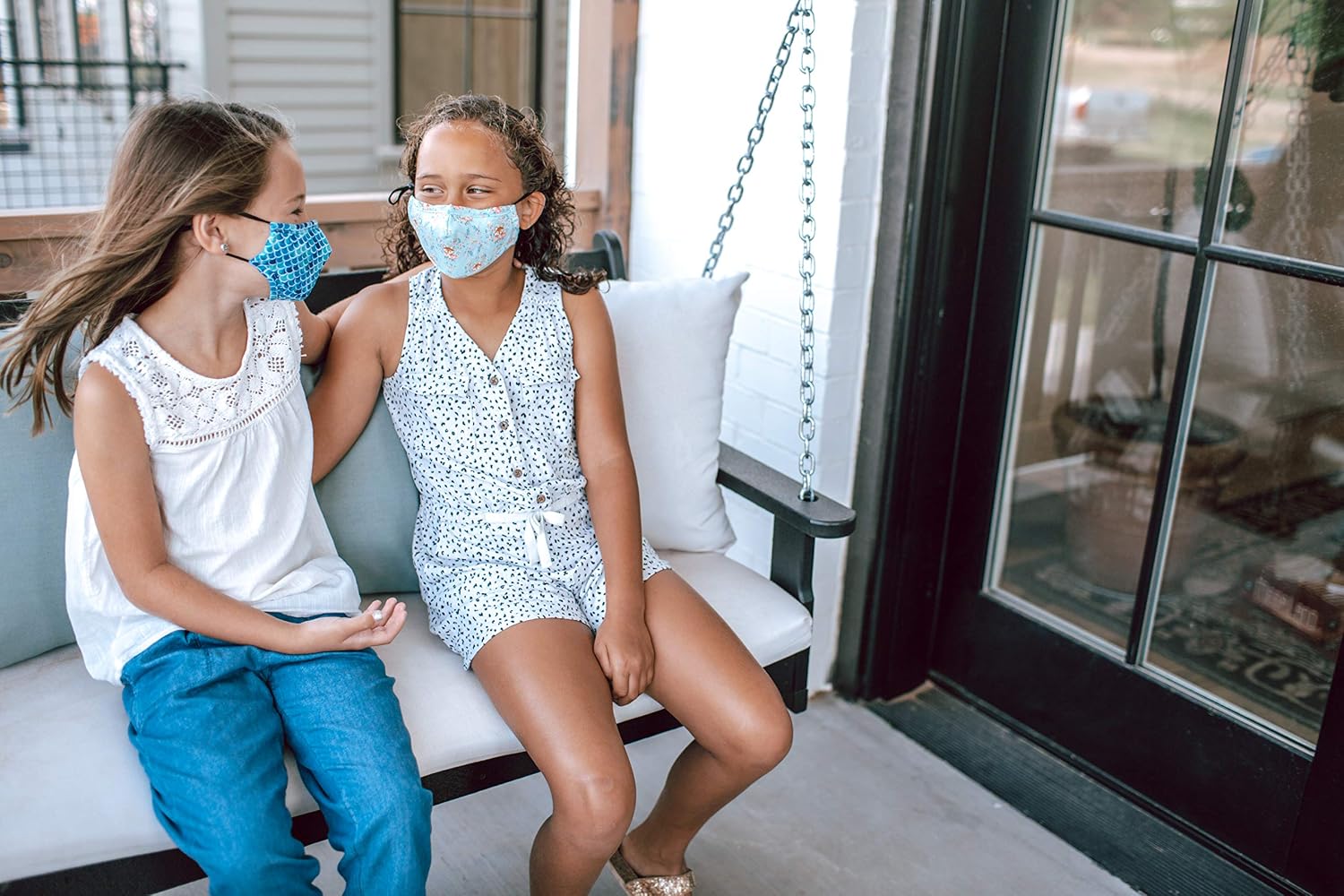 Simple Modern Face Mask for Kids - 3 Pack - Reuseable Cloth Machine Washable - Girls