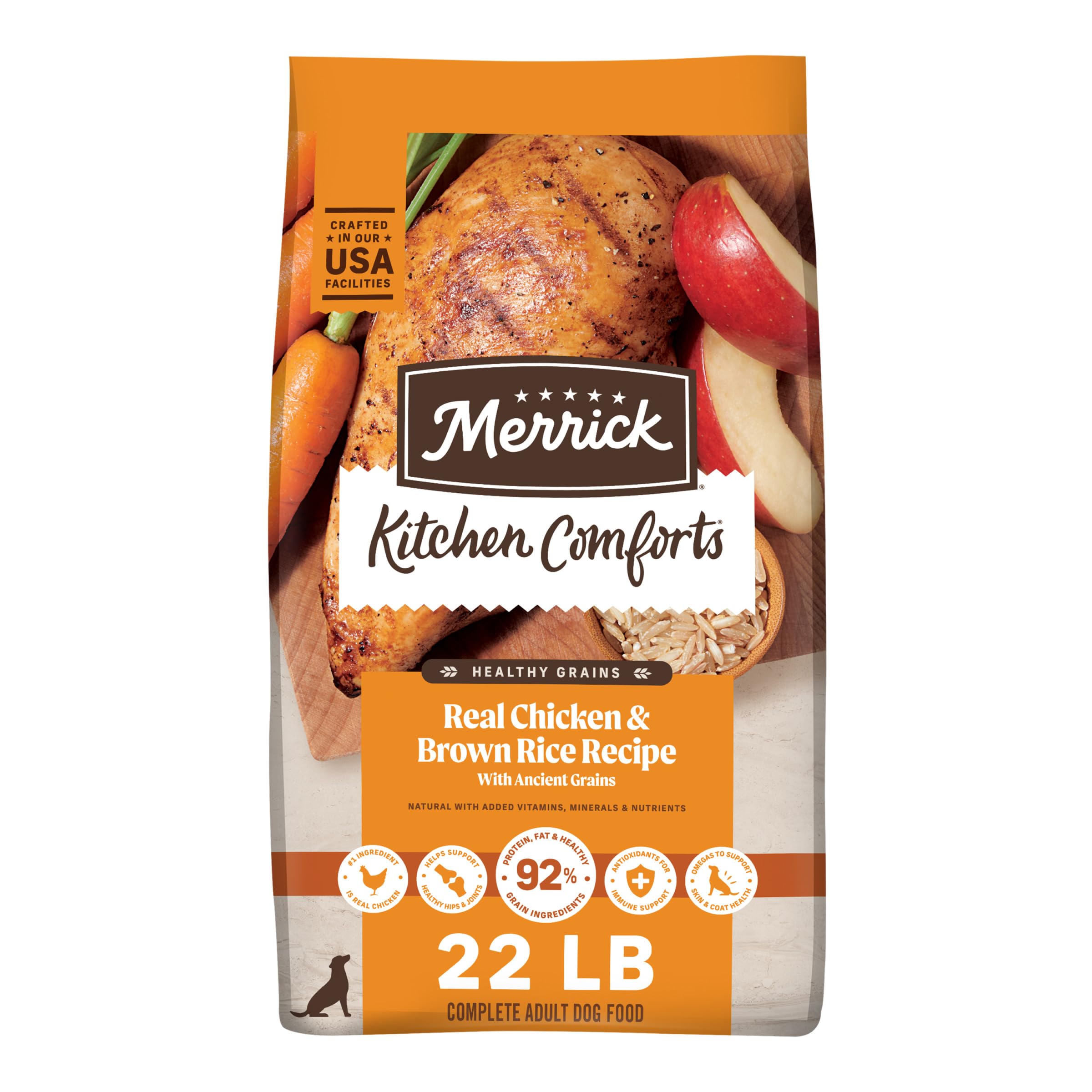 Merrick Classico Vera Carne + Piselli ricetta con Antica grani, 1,8 Kilogram