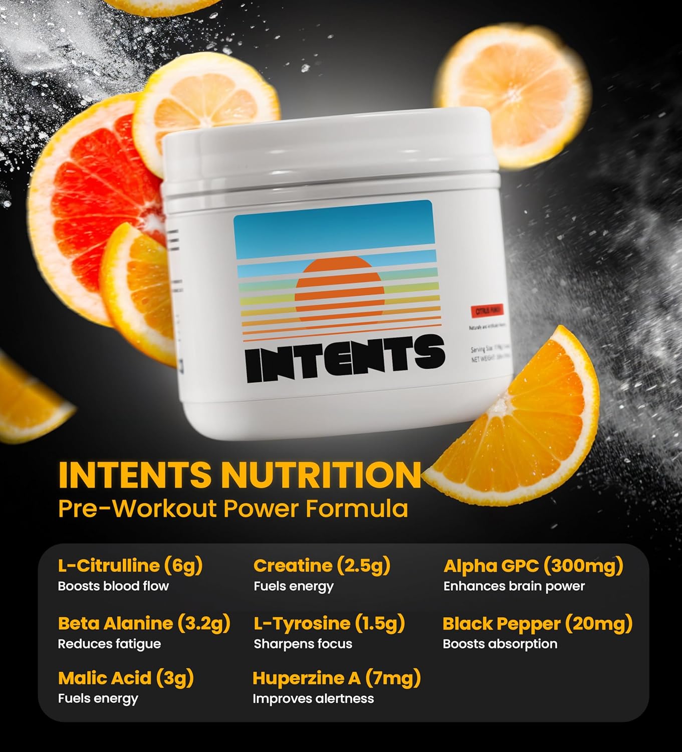 Pre workout - Stim Free, Caffeine Free, Energy, Endurance, Focus, Strength - Image 2