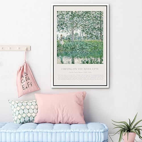 Miniatura 156 de IDEA4WALL - Lienzo enmarcado con impresión de arte abstracto listo para colgar en la pared de la sala y habitación Bs06-2103-famoso-m19