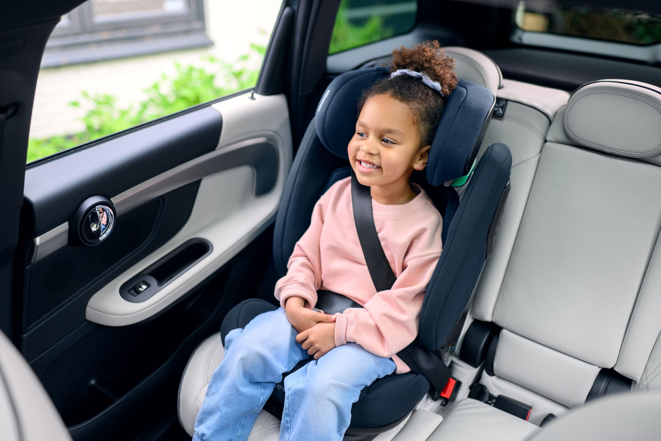 Maxi-Cosi RodiFix Pro² i-Size Kindersitz 100-150 cm 3,5-12 Jahre ISOFIX Autositz Kinder ClimaFlow G-CELL Side Impact Protection Authentic Black