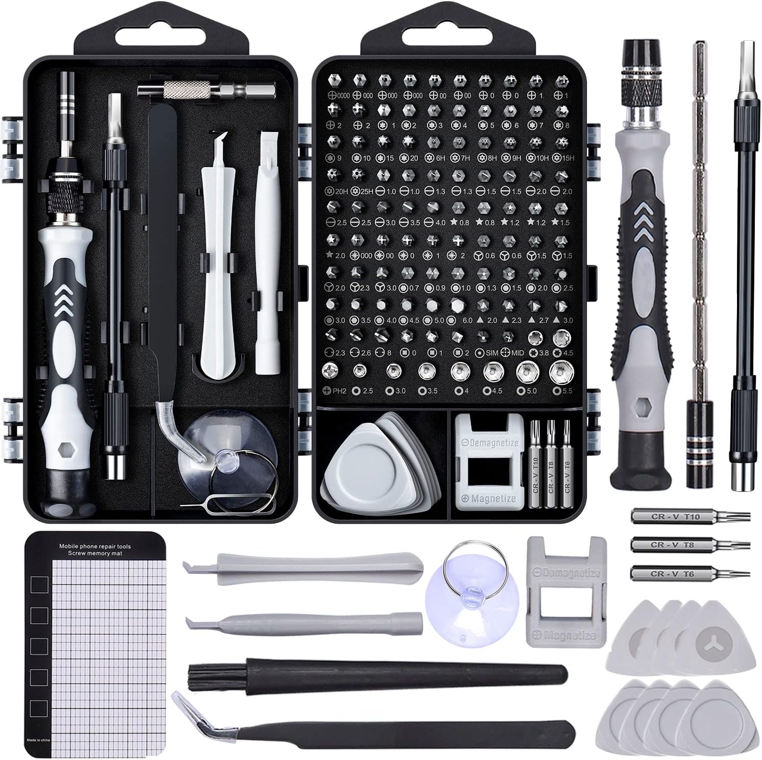 Precision Screwdriver Set Electronic Repair Tool Kit TOPWAY 122 in 1