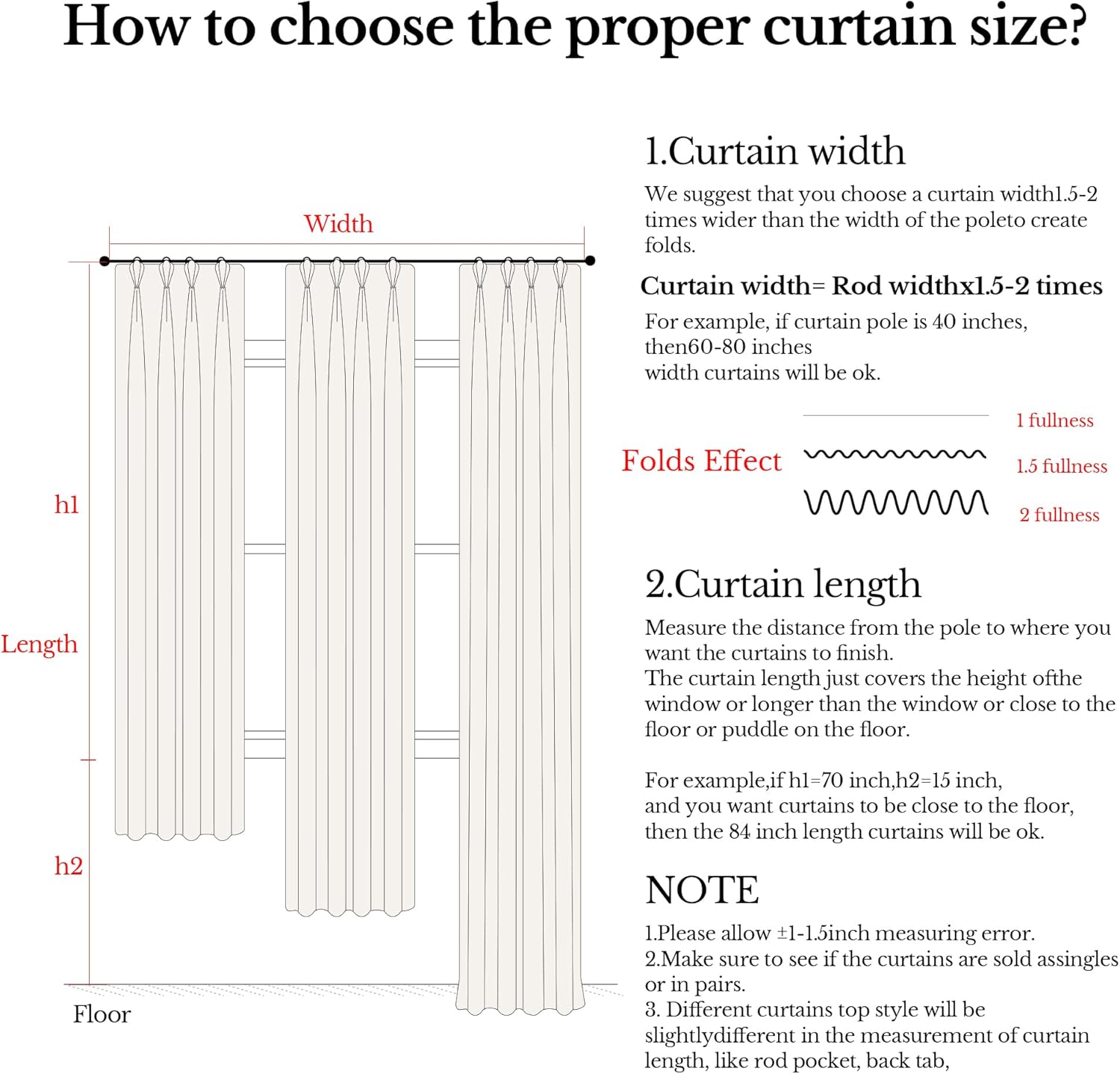 Floral 100% Blackout Curtains for Bedroom - Pinch Pleated Curtains 95 Inches for Living Room Dining Room Luxury Linen Blended Room Darkening Window Curtains Thermal Insulated Drapes,2 Panels Set Beige 40"W x 95"L (Pack of 2)