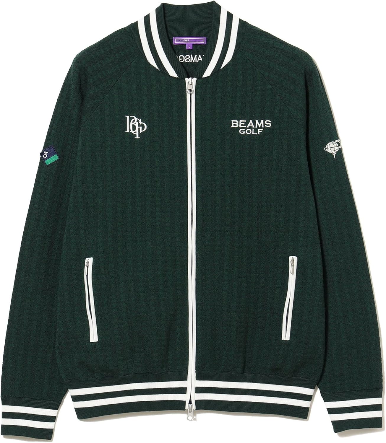 BEAMS GOLF ニット　ブルゾン　L BEAMS GOLF ニット ブルゾン L 【公式通販】