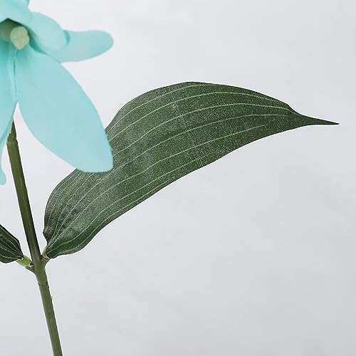 Miniatura 8 de Paquete de 10 orquídeas artificiales, orquídea bailarina, mariposa falsa para boda, hogar, oficina, fiesta, hotel, restaurante, patio o decoración