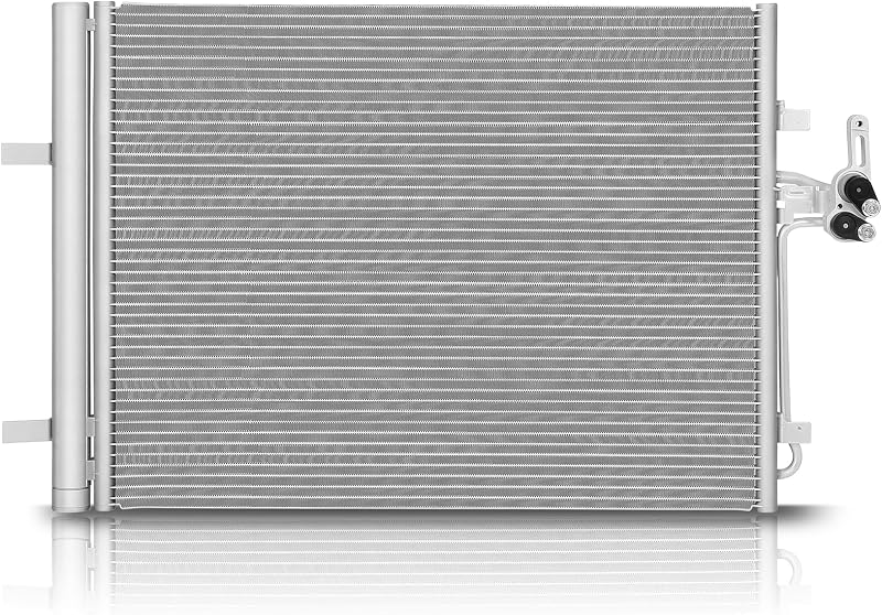 Condensador de ar-condicionado SCITOO com filtro secador para Volvo e Land Rover – 1 unidade