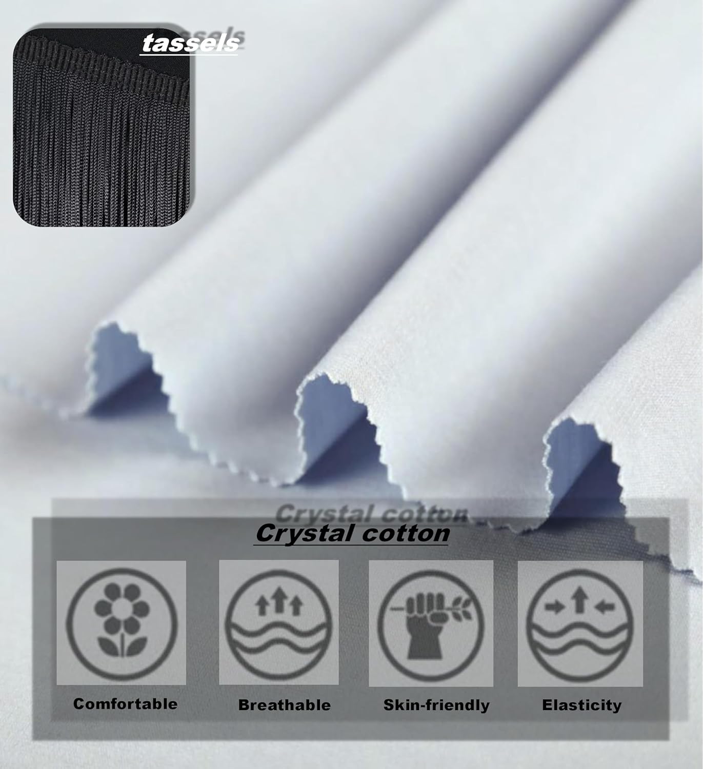 G3011 Latin Ballroom Dance Profession Backless Sides Split Tassels Swing Design Dress (Belt not Included)