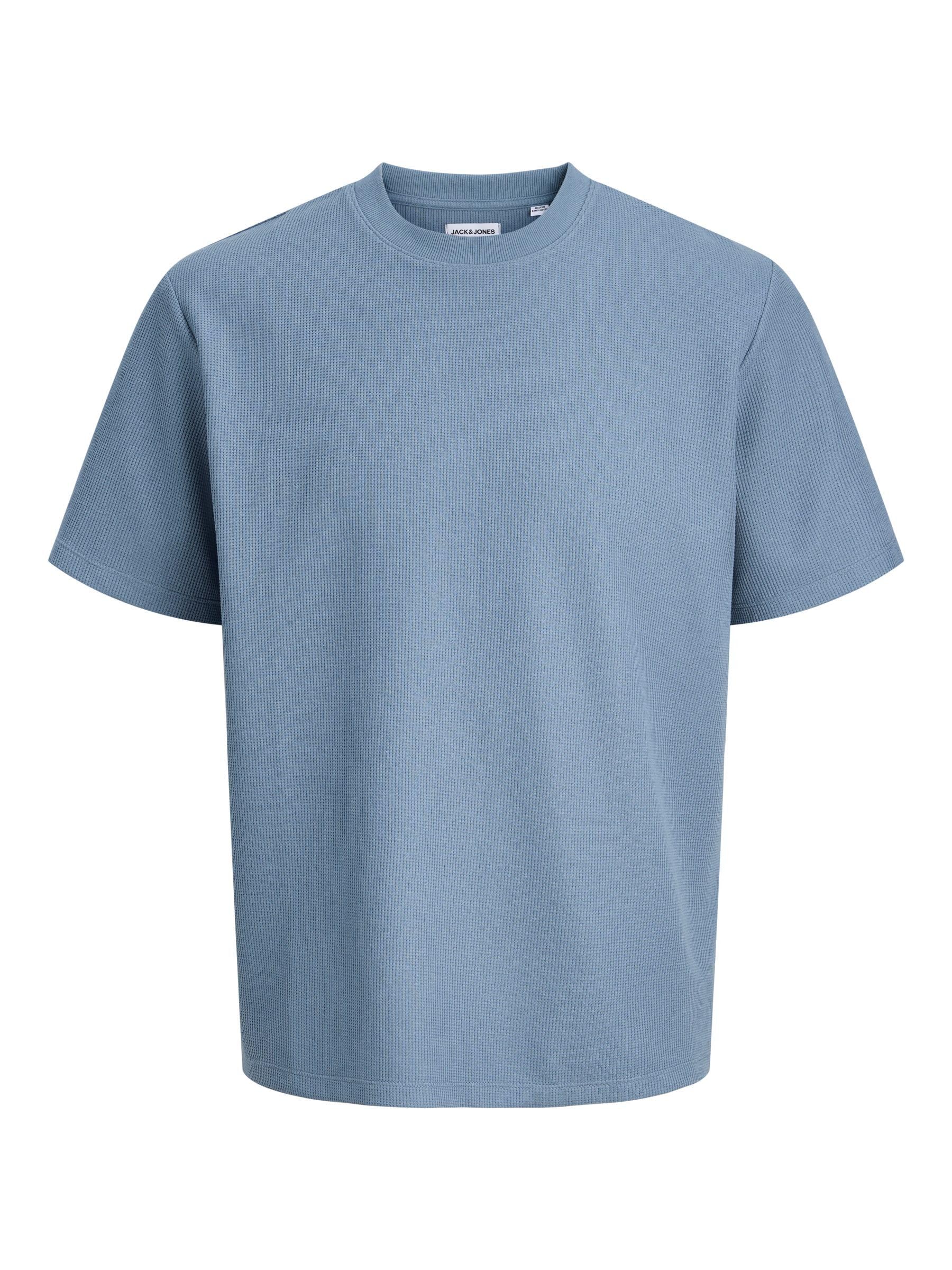 Jack & Jones Austin Short Sleeve Crew Neck T-Shirt, Blue Mirage, Size S, Men