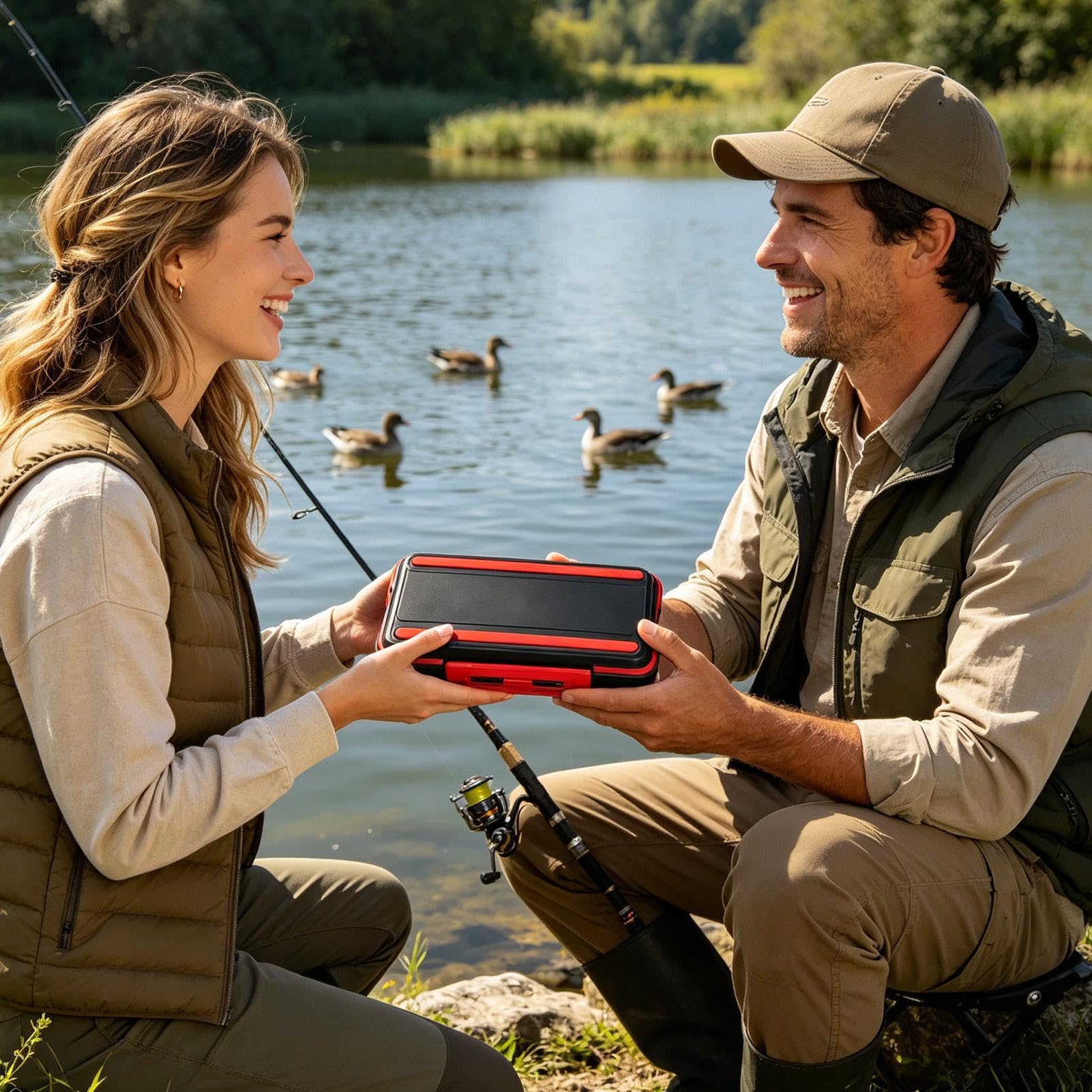 Kit Attrezzatura per la Pesca Ami Per Pesca Al Bass | Strumenti da Pesca all'Aperto Per Pesce Gatto Bass Trota Crappie E Acqua Salata In Kayak Outdoor E Campeggio E Backpacking