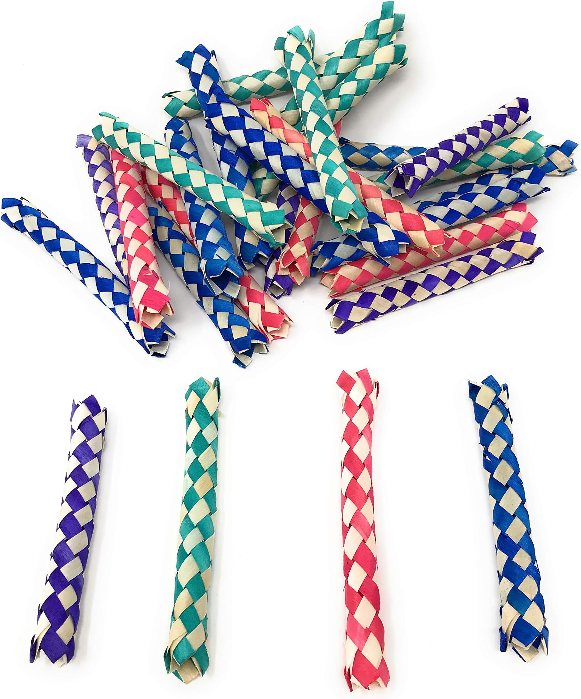 - Bulk 200 Pack Chinese Finger Trap Assortment - Fun Gag Puzzles for All Ages