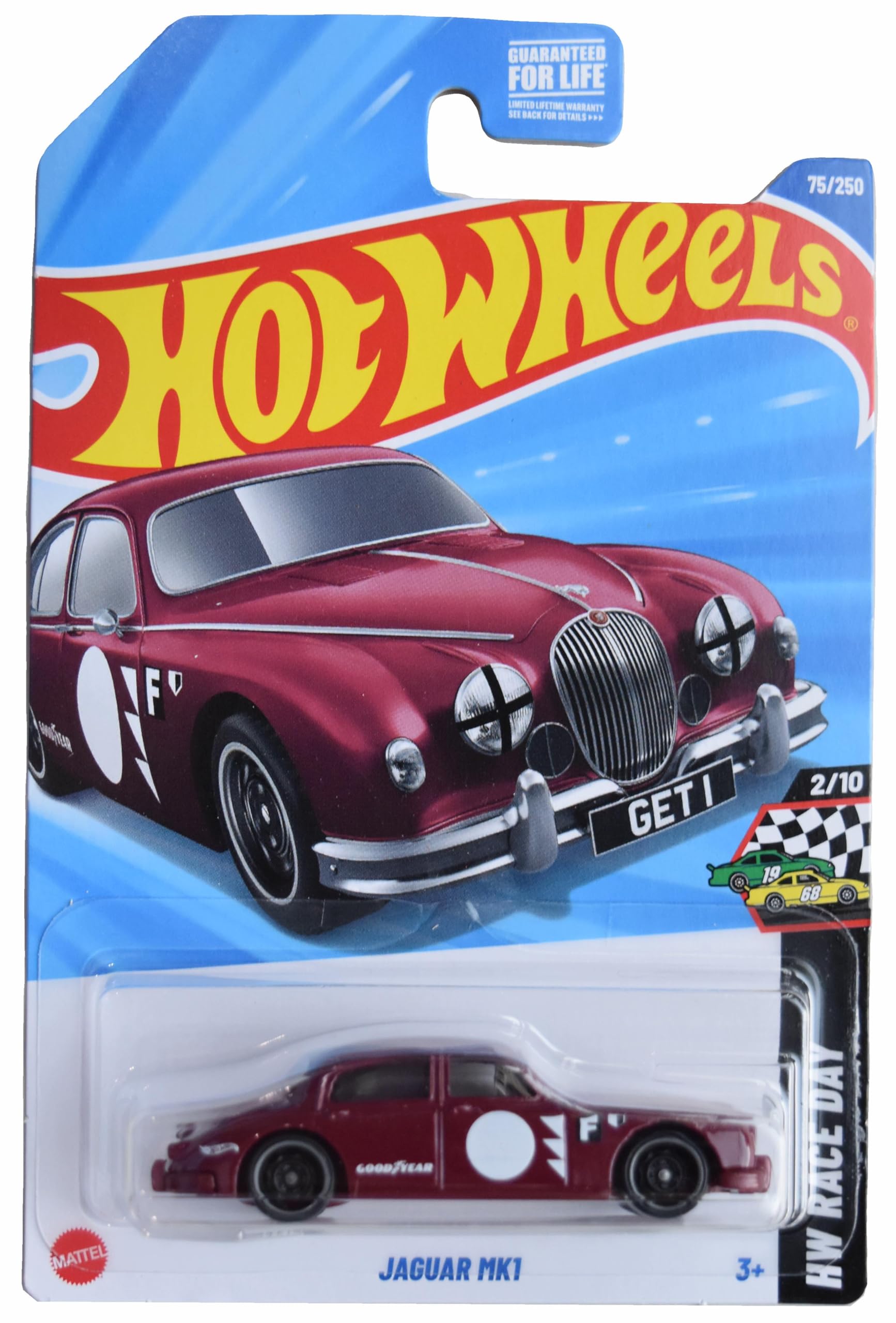 Amazon.com: Hot Wheels Jaguar MK1, HW Race Day 2/10 [Maroon] 75