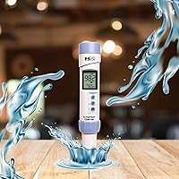 Vista 5 de HM Digital 716160 COM-100 - Medidor combinado impermeable serie profesional, 7 pulgadas, blanco/morado