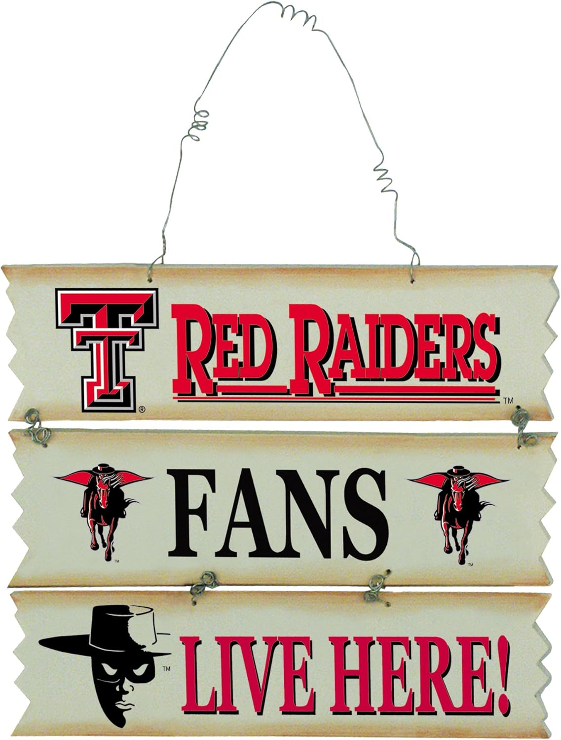 Amazon.com: Texas Tech Hanging Fan Sign : Home & Kitchen