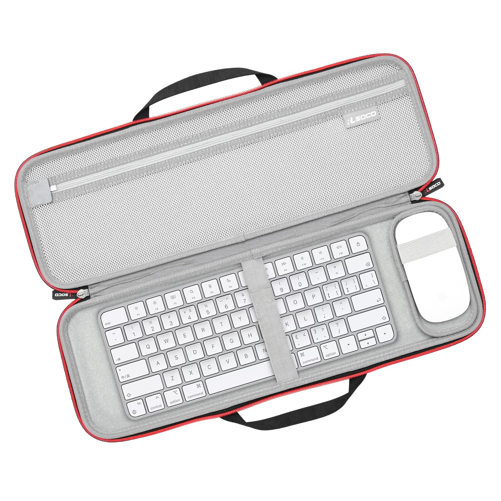 RLSOCO Hard Case for Apple Magic Keyboard (Numeric Keypad) & for Apple Magic Keyboard and Magic Mouse - Black (Case Only)