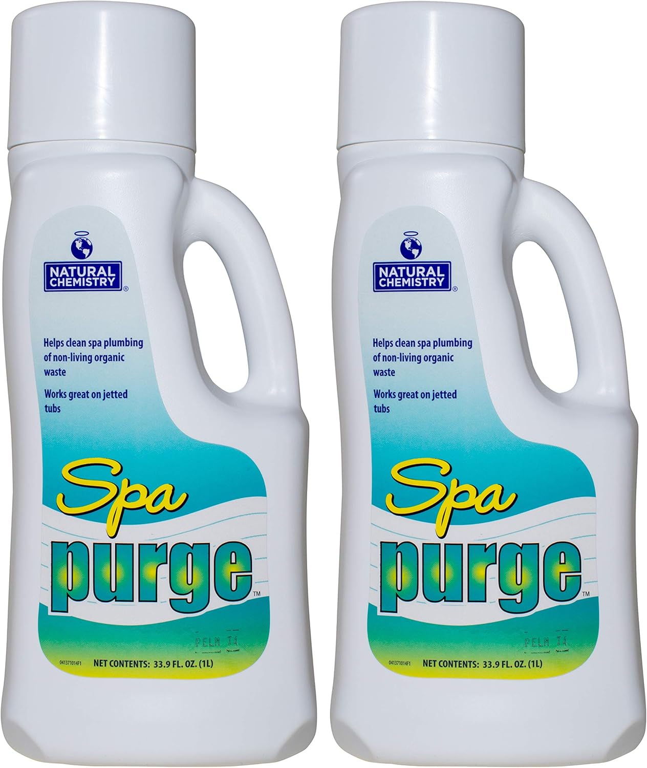 Natural Chemistry Spa Purge, 1 L, 2 Pack, Clarifies Water, Prevents Scum, Works with Both Indoor & Outdoor Hot Tub & Spas