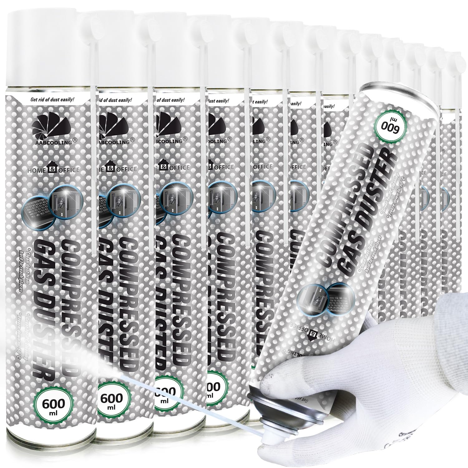 Freezer Spray 12x 600ml AABCOOLING Home und Office Kältespray -50°C, Kühlspray, Motorpflege, Reinigung, Eisspray, Thermische Fehlerortung, Kältespray