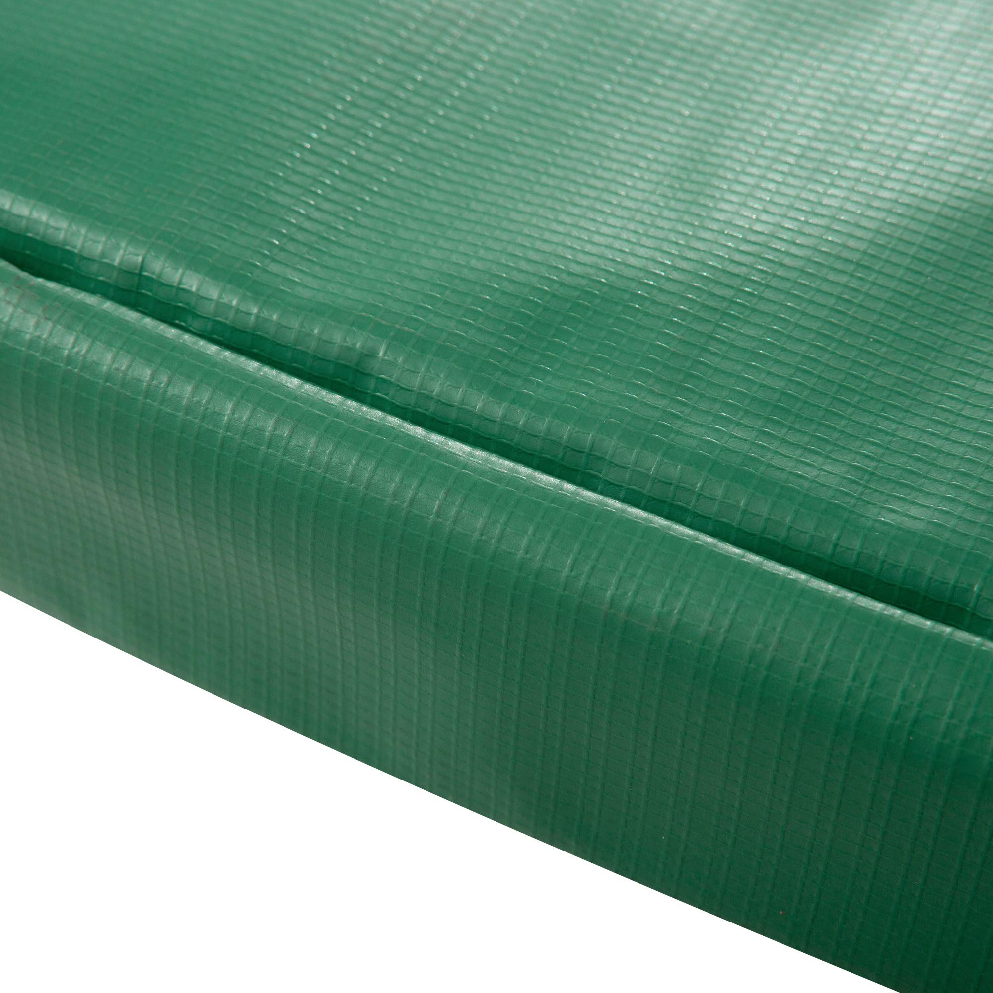 HOMCOM Cubierta de Protección Acolchada Borde de Seguridad para Trampolines Cama Elástica con Diámetro Ø366 cm Verde