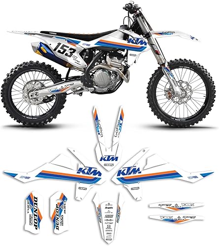 Enjoy Mfg El kit de gráficos es compatible con el icono KTM SX-SXF 125-450 2013-2015 (solo kit)