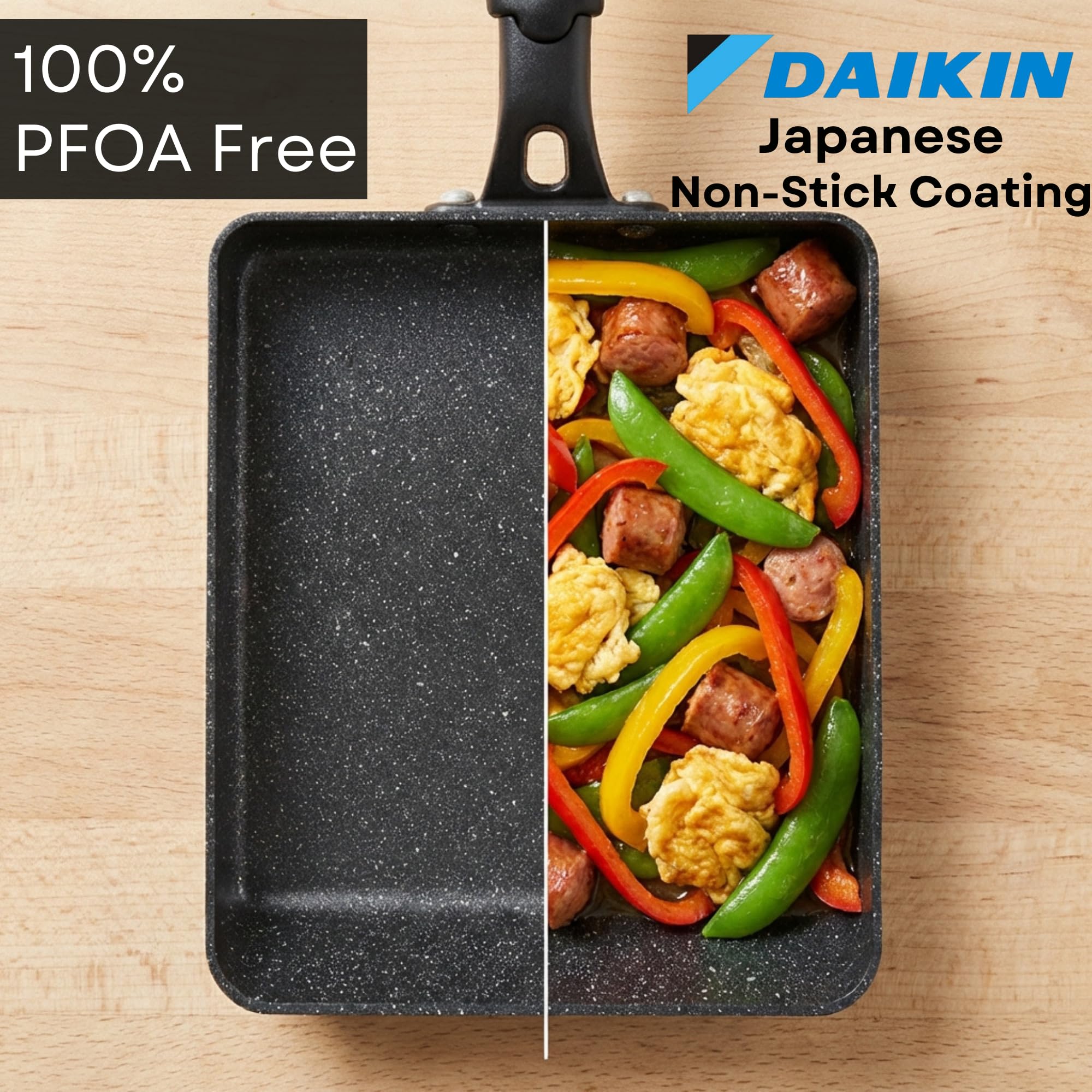 HAPPI STUDIO Tamagoyaki Pan - Japanese Egg Pan -6
