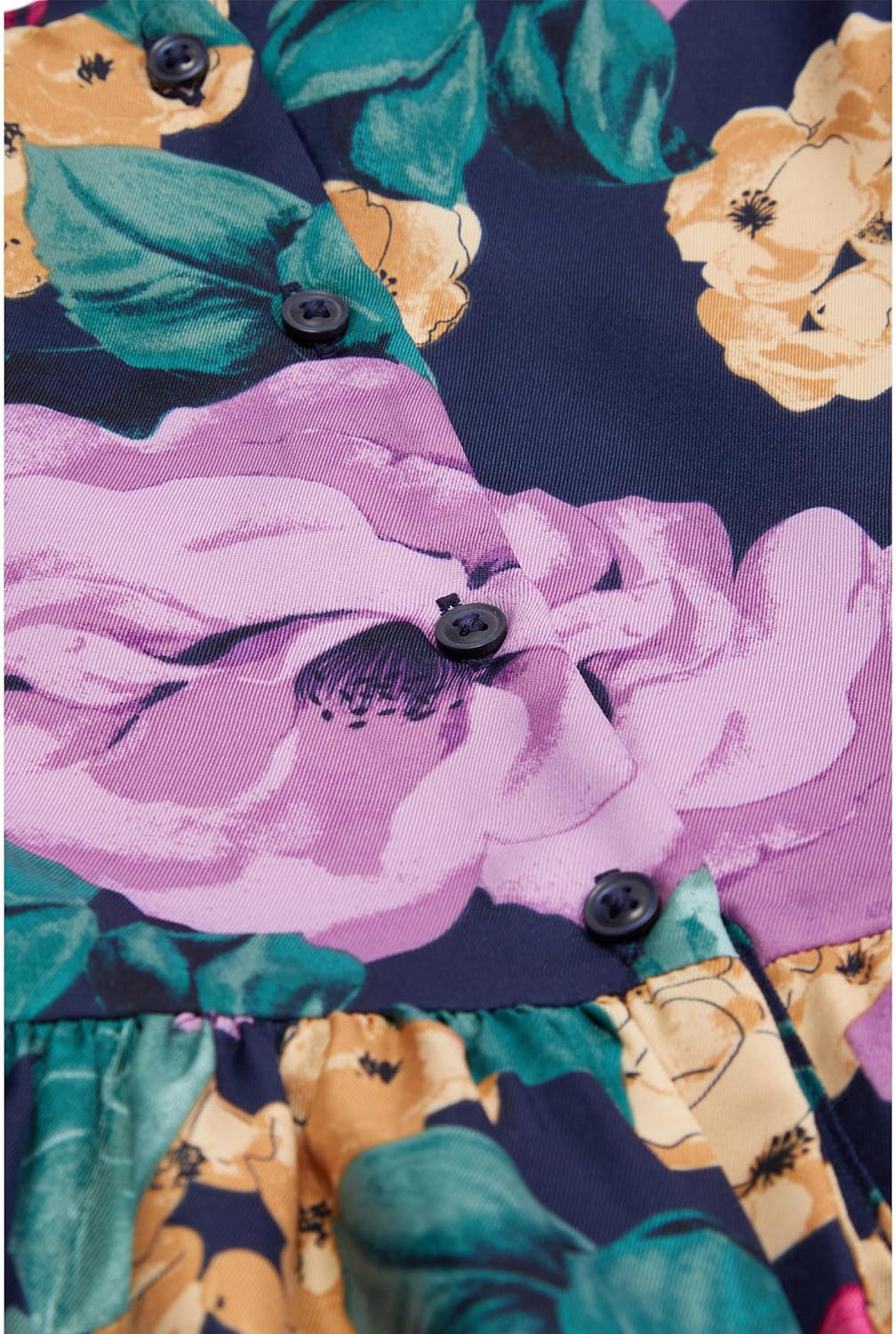 Janie and Jack Girls Bold Floral Dress (Toddler/Little Kids/Big Kids) - Image 2