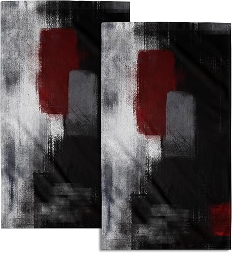 Vista 287 de Toallas de mano en blanco y negro – Toallas clásicas a rayas blancas y negras, toallas de baño modernas y sencillas, toallas de baño absorbentes