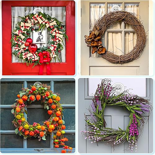 Miniatura 4 de VIS'V Ganchos de ventosa, pequeños ganchos de succión transparentes para ducha, ventosas de vacío resistentes con ganchos, ganchos de succión