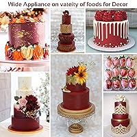 Vista 3 de Jelife Red Wine - Polvo de brillo comestible para decorar pasteles, 5 gramos, colorante comestible metálico en polvo de grado alimenticio