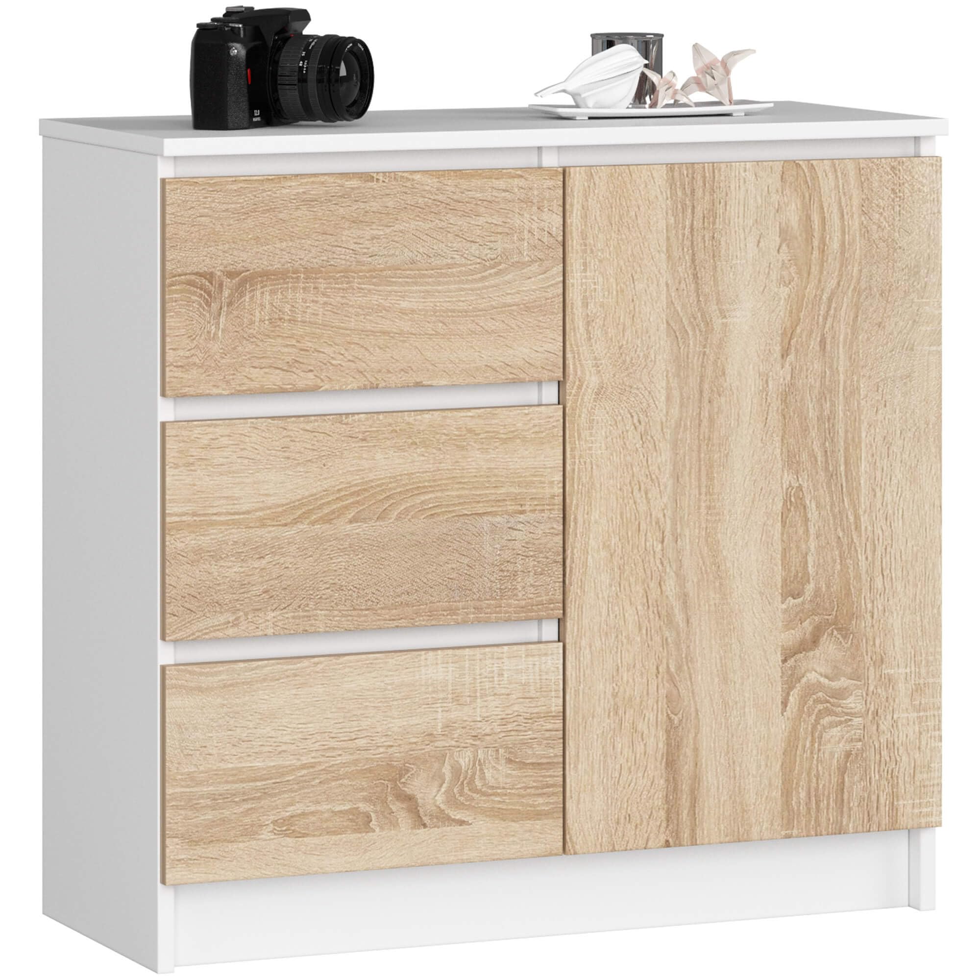 AKORD Grote commode | ladekast | woonkamercommode | opbergkast | voor de woonkamer | voor de slaapkamer | duurzaam | rolgeleiding | woonkamermeubels | handgemaakt eiken