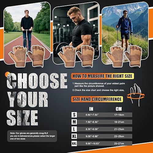 Miniatura 7 de Guantes de levantamiento de pesas, guantes de gimnasio para hombres y mujeres, protección completa de la palma para deportes, levantamiento de