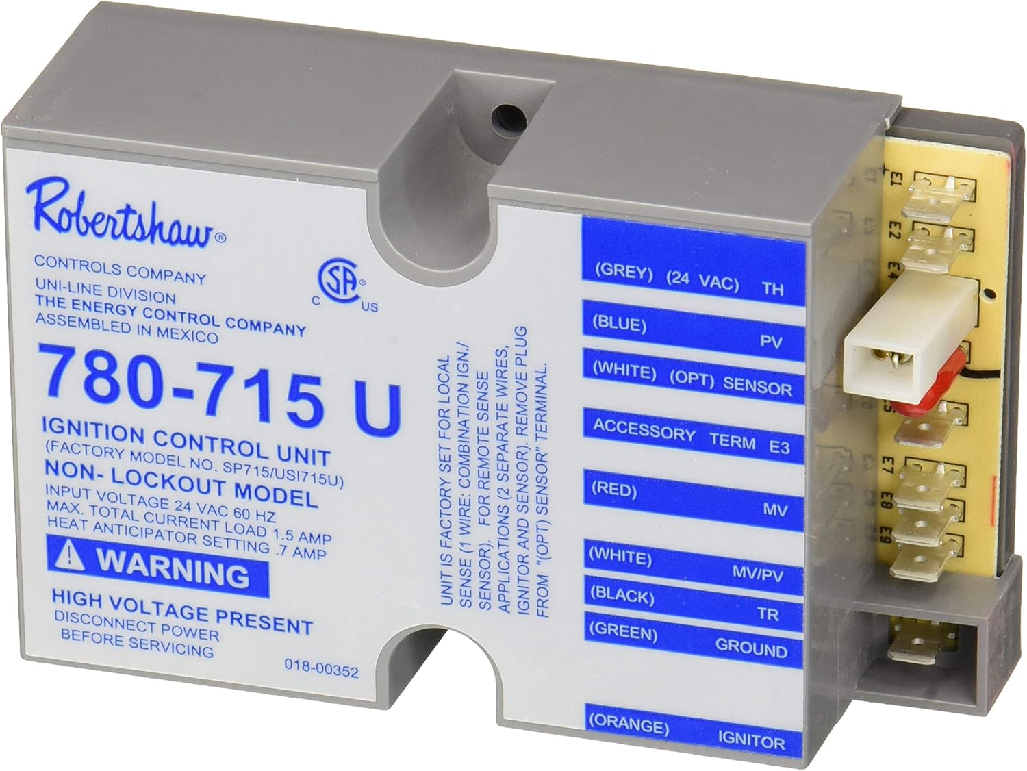 Robertshaw 780-715 Ignition Control