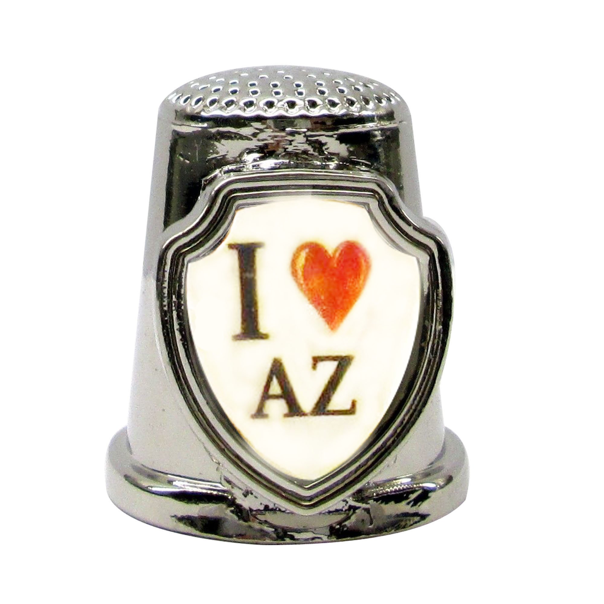 Souvenir Thimble - I love AZ - Arizona