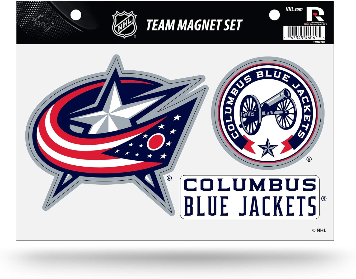 Rico Industries NHL Unisex Die Cut Team Magnet Set Sheet
