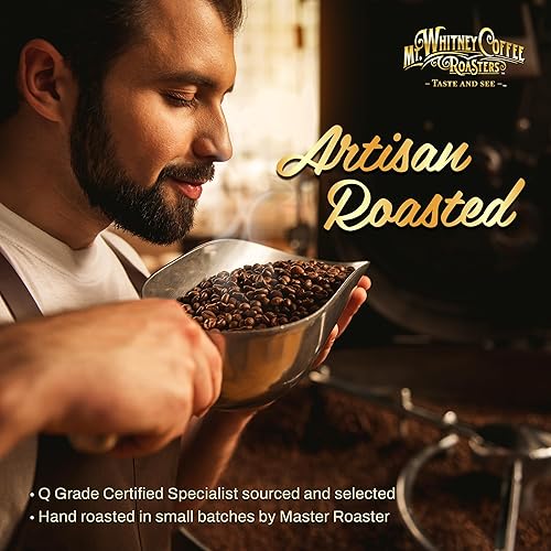 Miniatura 5 de Mt. Whitney Coffee Roasters Base Camp Blend Café tostado medio oscuro, bajo en ácido, molido, 5 libras (paquete de 1)