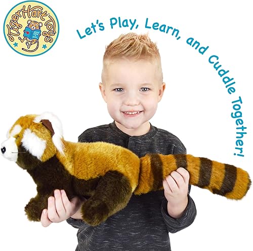 Miniatura 4 de Raja el panda rojo  112foot con cola Gran Animal de peluche Panda rojo Plush  por Tiger Tale juguetes