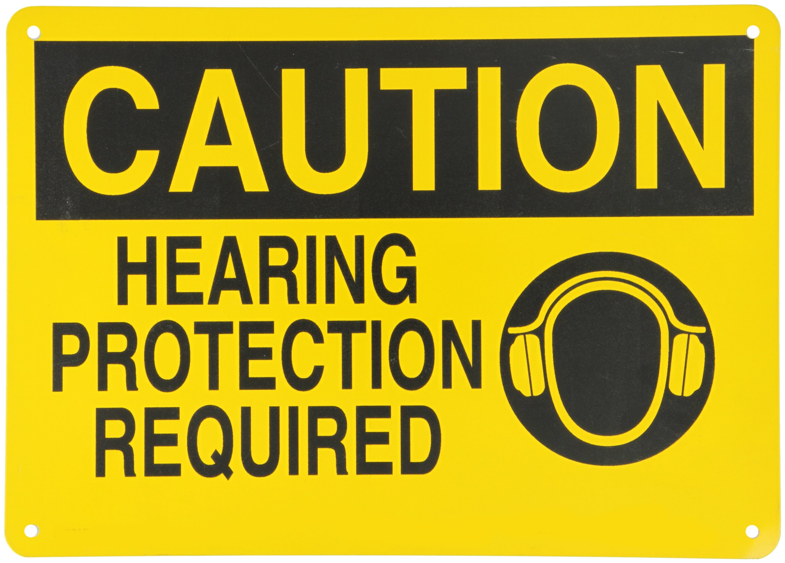 Panneau de protection auditive Brady B-555 aluminium durable 35,6 cm