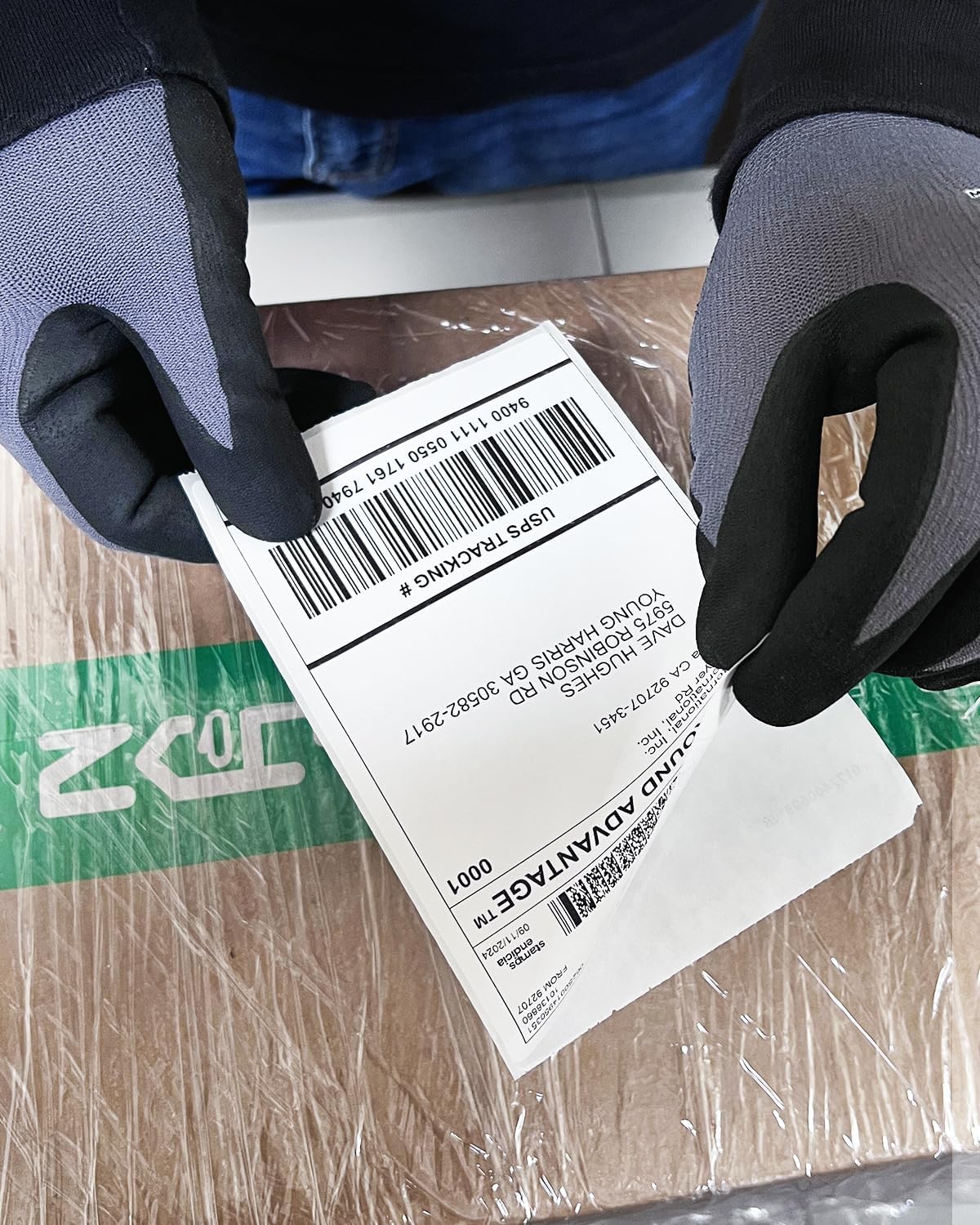 Work Gloves MicroFoam Nitrile Coated,12 Pairs Ultra-light Breathable Touchscreen Seamless Knit Nylon Glove - Image 6