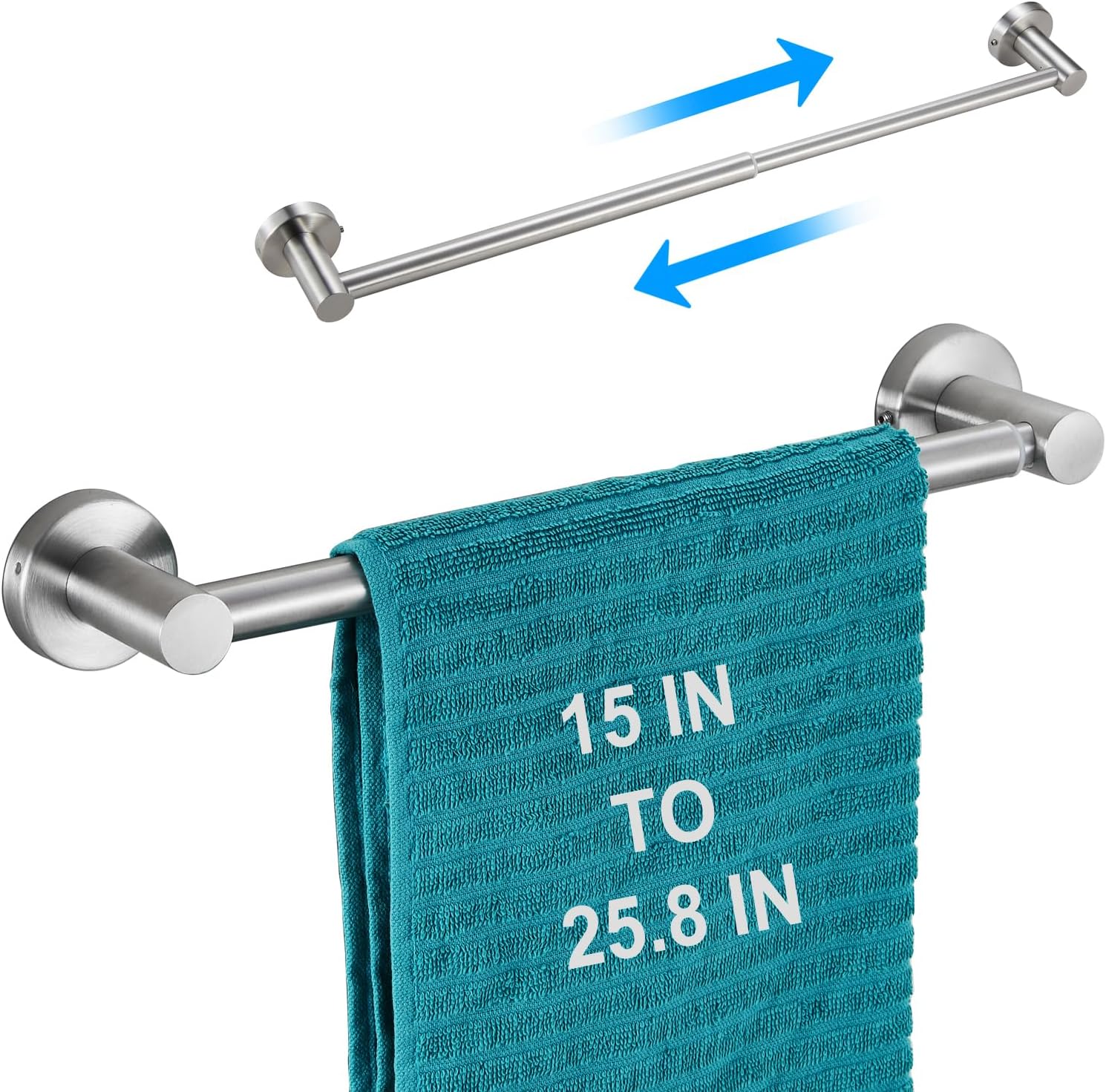 Powools Towel Rack for Bathroom Rustproof Towel Holder
