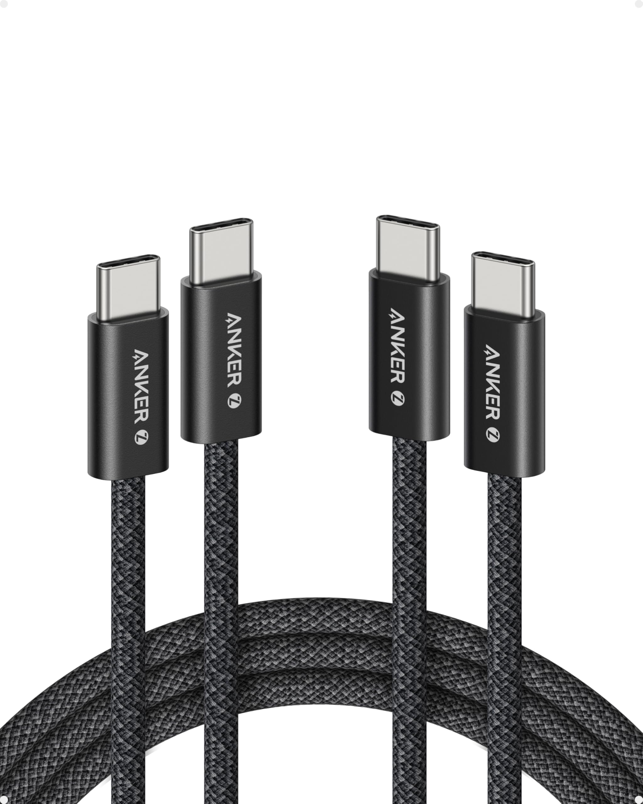 Câble USB-C Anker Zolo 240W - Charge Rapide et Durable, 2x1,8m, Noir