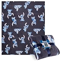 Disney Stitch Coperta Pile Simpatica, Plaid Divano Peloso Coperte Calde e Morbide