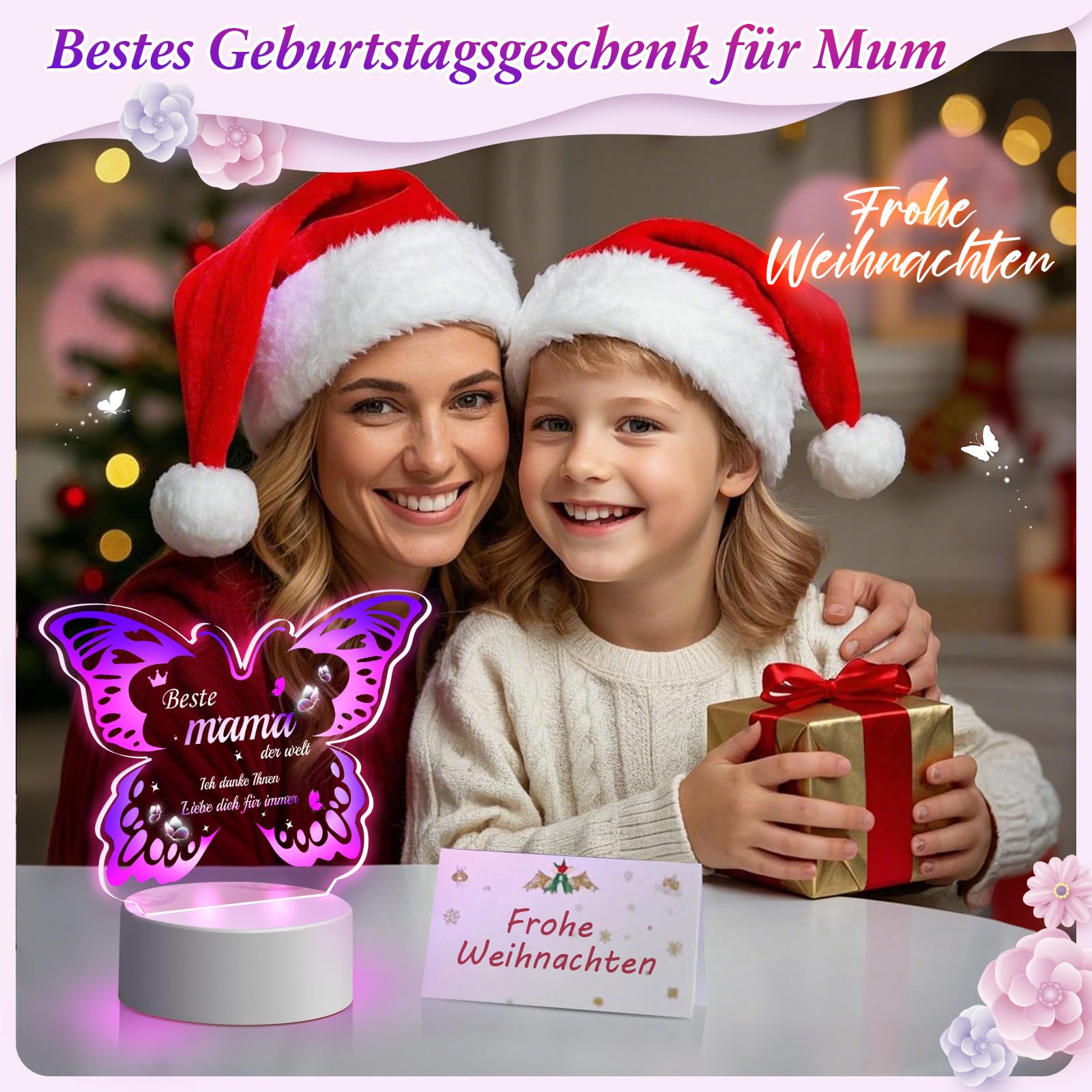 Idee regalo per la mamma uniche ornamenti a forma di farfalla
