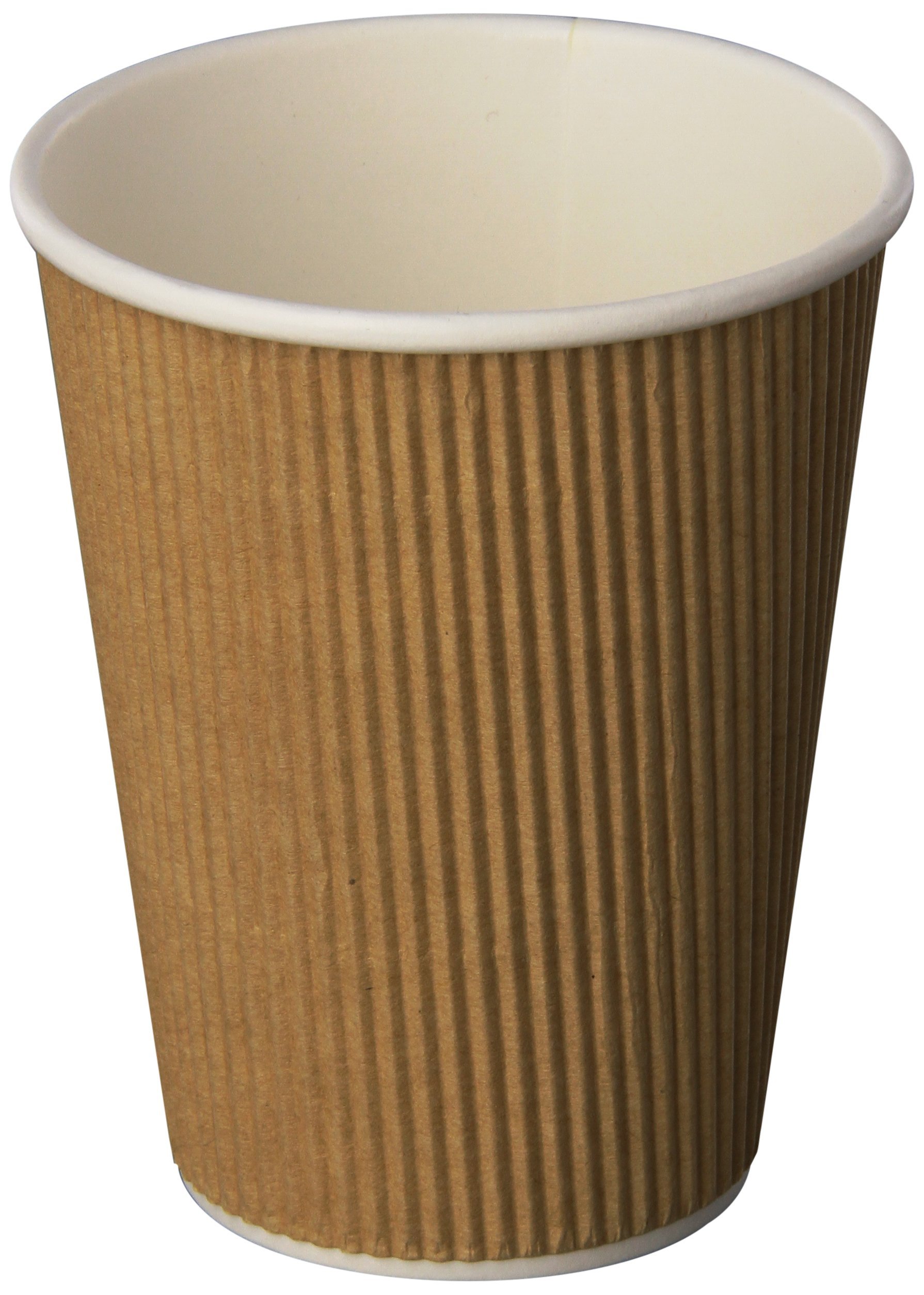 Genuine Joe Rippled Hot Cup, 12oz (Pack of 25)
