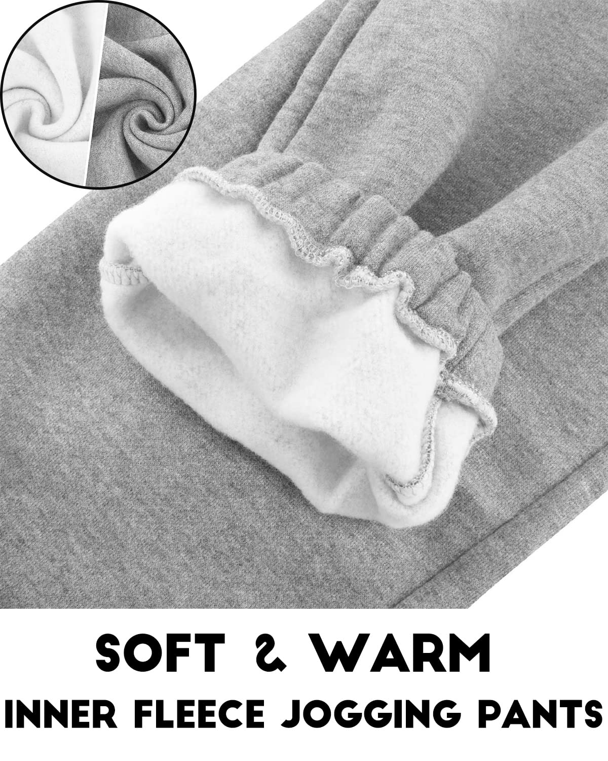 UMIPUBO Pantaloni Tuta Donna Felpati, Casual Pantalone Jogging in Pile con Cinta Elastica Lunghi Pants Jogger Sweatpants Invernali
