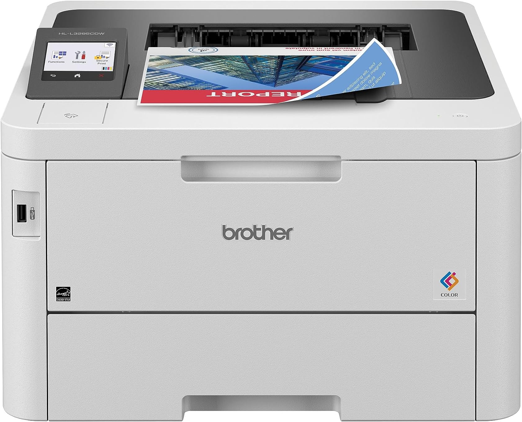 HL-L3295CDW Wireless Compact Digital Color Printer with Laser Quality Output, Duplex, NFC, Mobile & Ethernet | Includes 2 Month Refresh Subscription Trial ¹, Amazon Dash Replenishment Ready